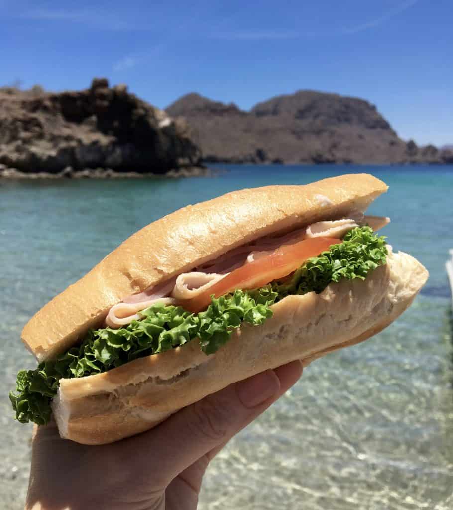 Lunch on Honeymoon Beach, Loreto