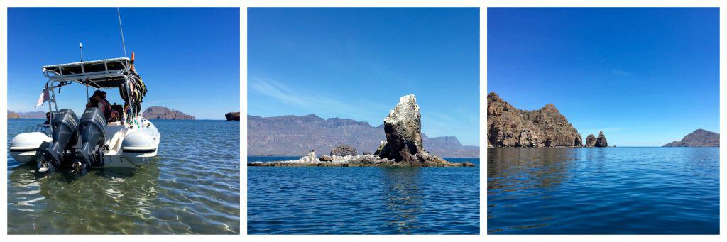 Boat tour of Loreto and islands nearby Villa del Palmar at the Islands of Loreto