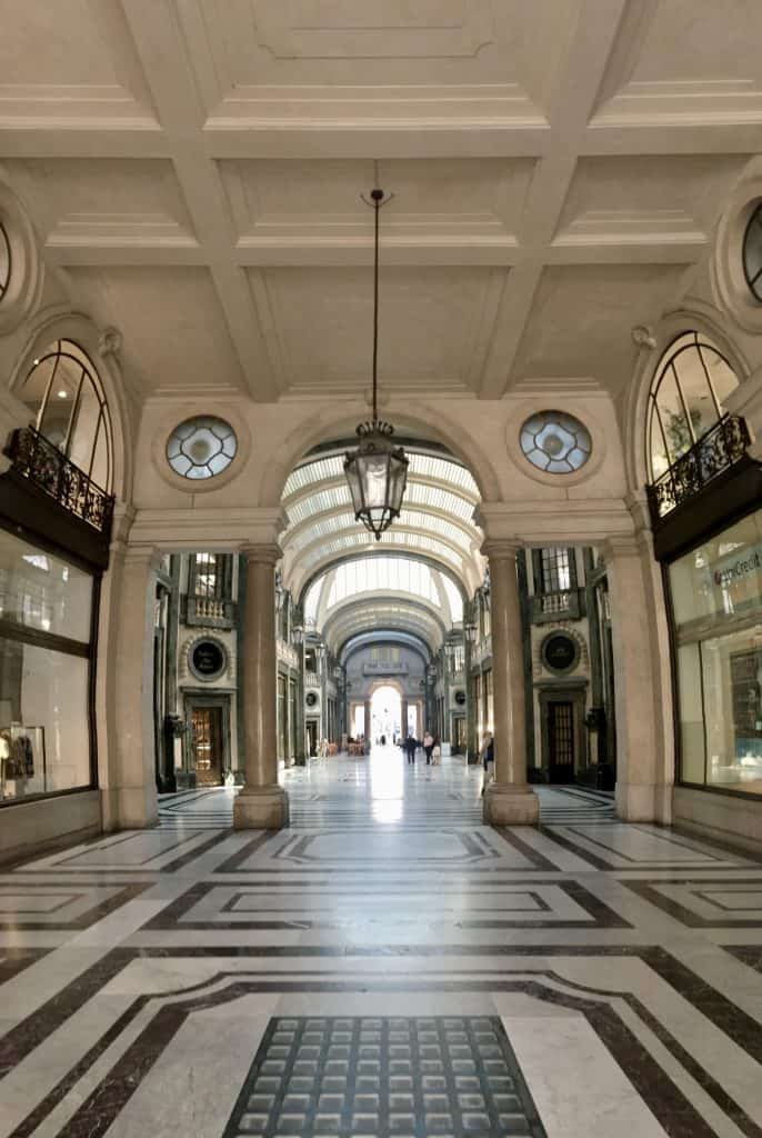 beautiful architecture and floors in Turin