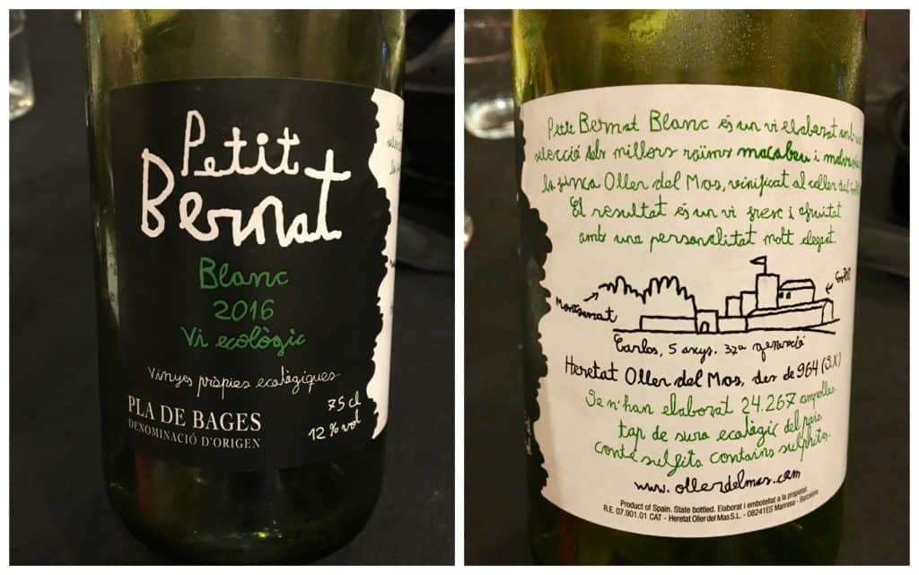 Petit Bernat Wine labels