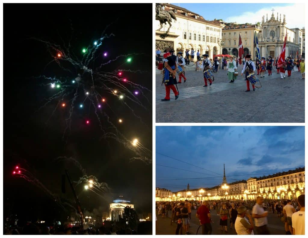 piazza torino turin fireworks festival parade St John