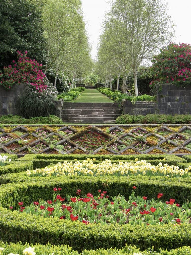 Gardens at the Pollok House in Glasgow
