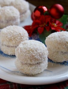 Scottish Snowballs sandwich biscuit recipe