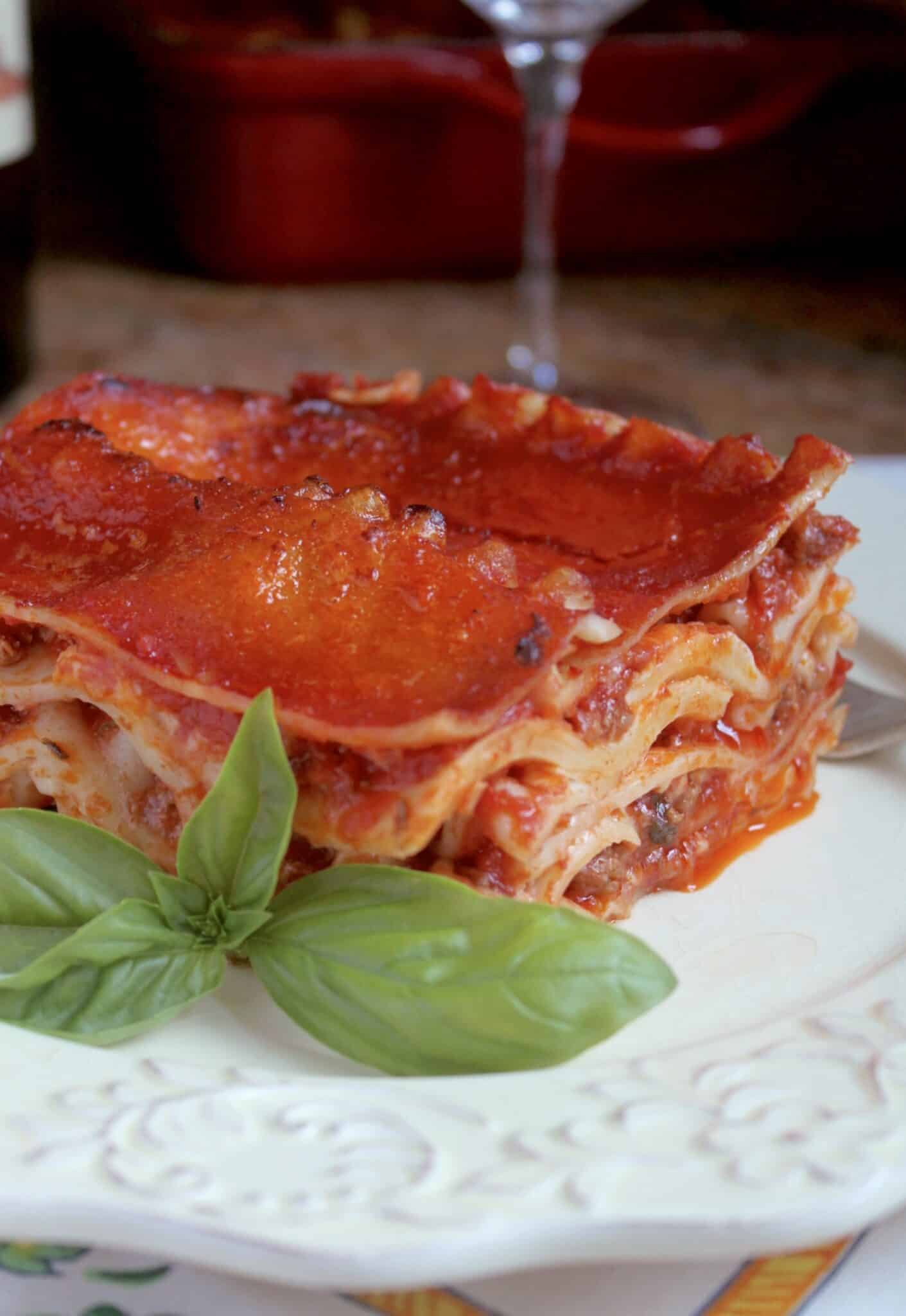 Lasagna (Traditional Italian Recipe) Easy Step by Step Directions ...
