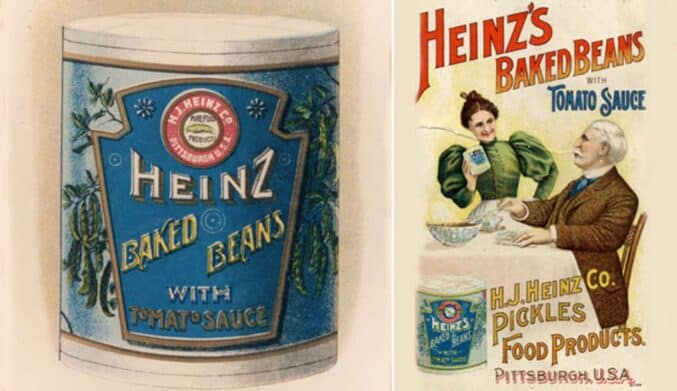 Old Heinz Beans ad