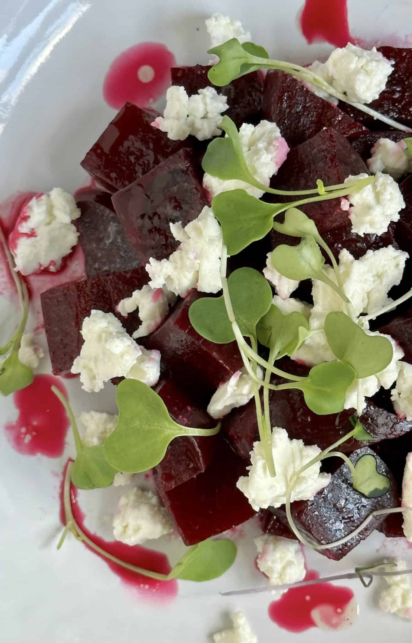 Beet and Goat Cheese Salad (Without Lettuce) - Christina's Cucina