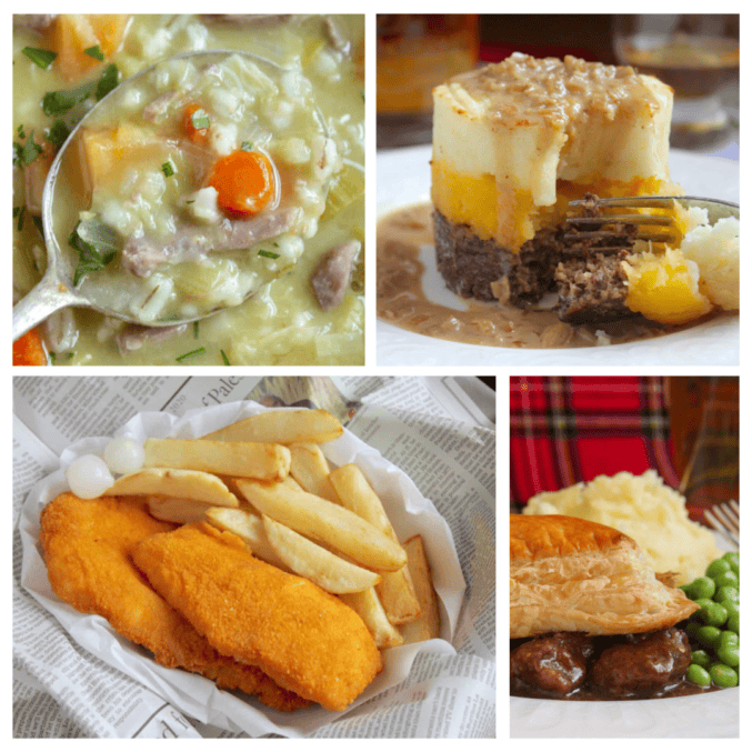 savory scottish recipes collage