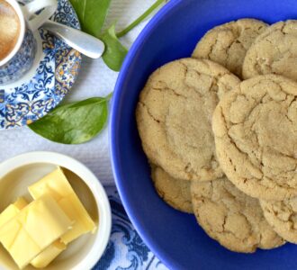 brown butter cookies social media picture