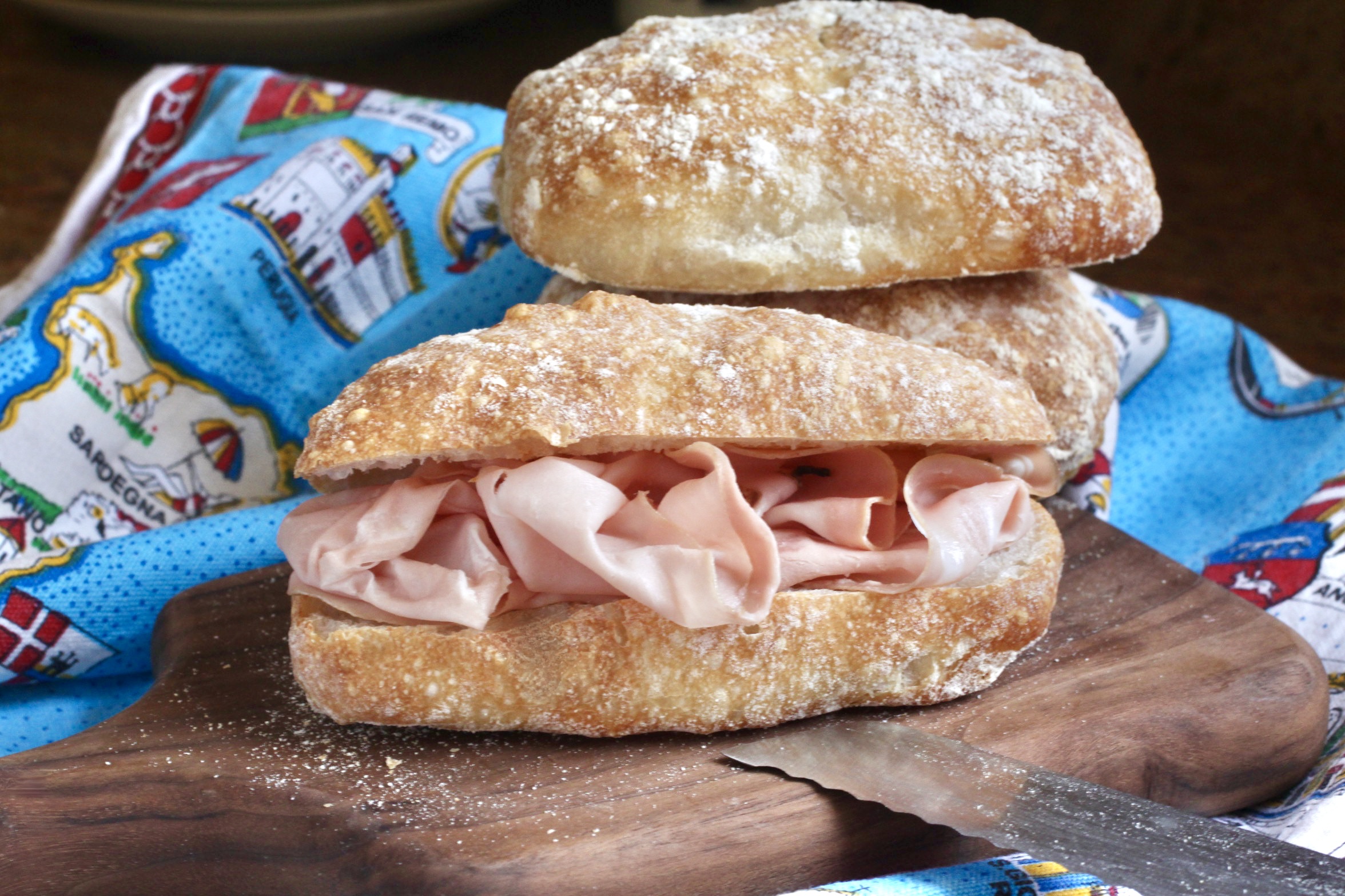 mortadella sandwiches