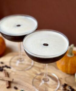 pumpkin spice espresso martinis