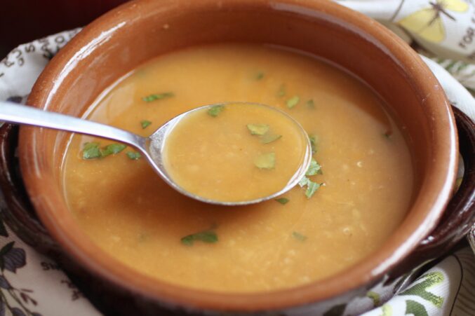 spoonful of bone marrow soup