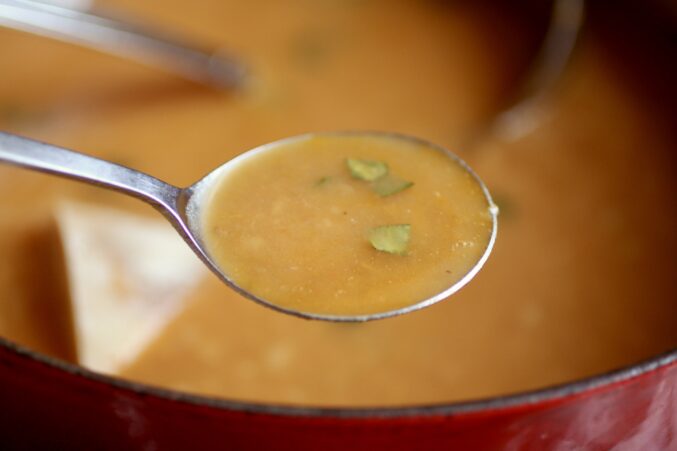 spoonful of bone marrow soup