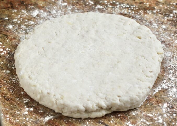 shaping the pastry dough